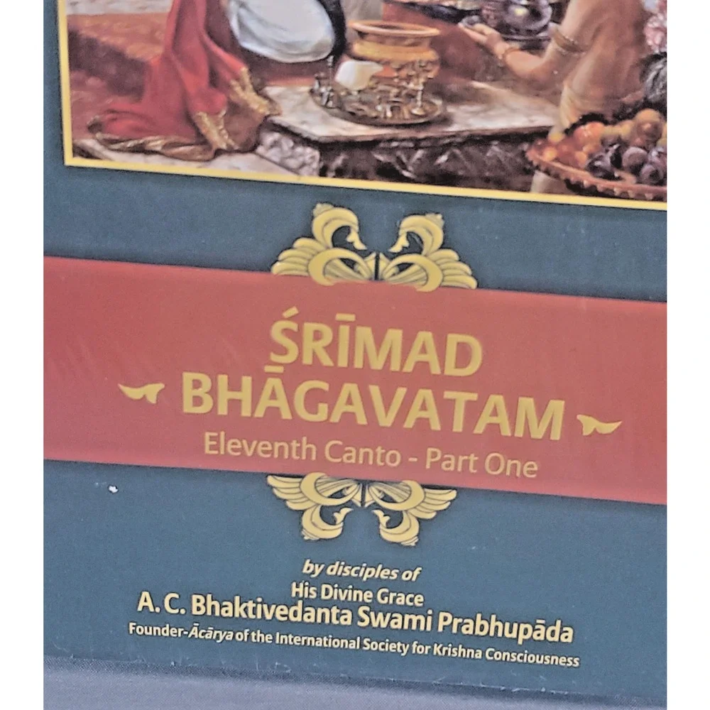 Srimad Bhagavatam 11th Canto Part 1 & 2 Lot Hardcover BBT Prabhupada Books NEW